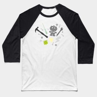 Young Engineer - fluo green Baseball T-Shirt